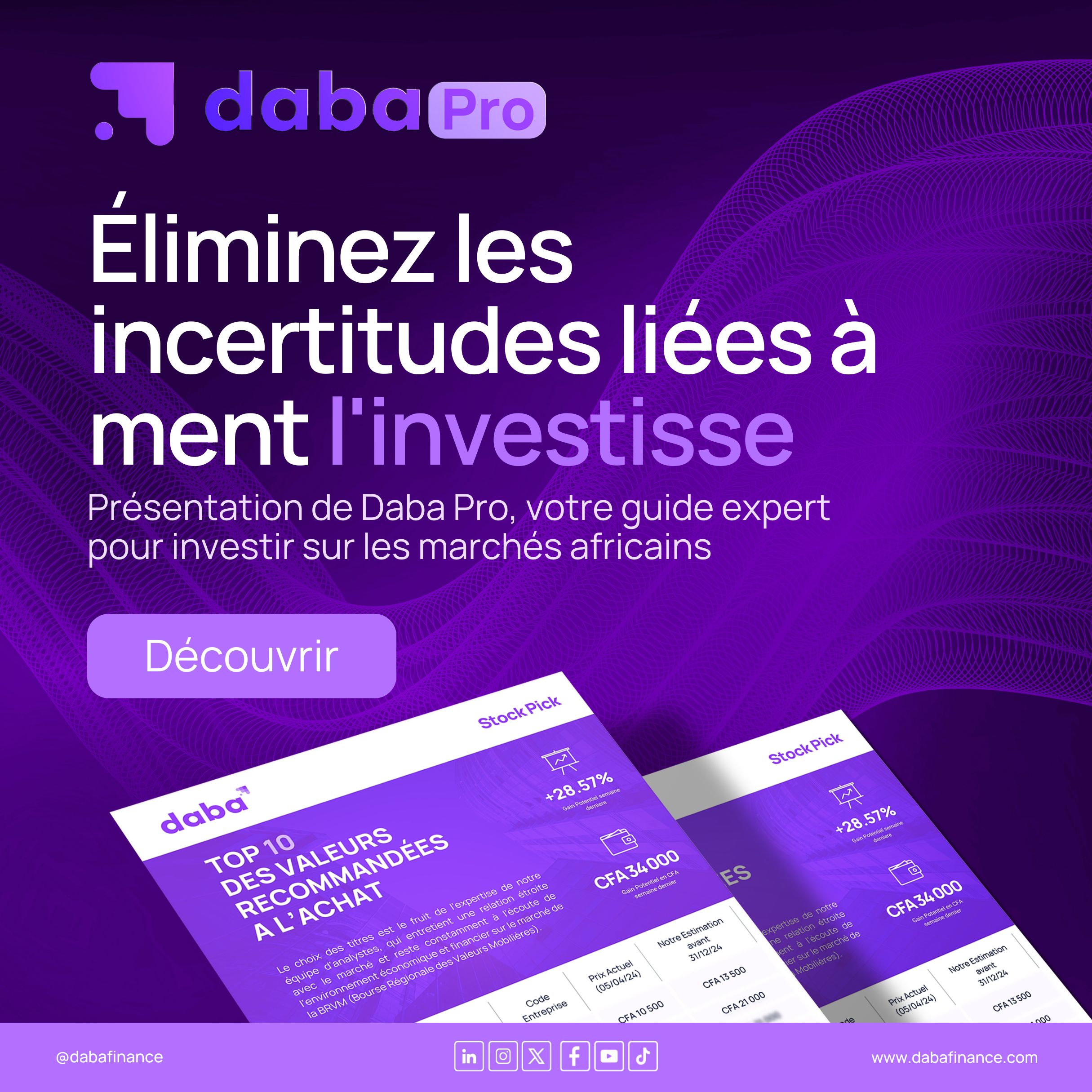 Daba finance investissez dans l'Afrique