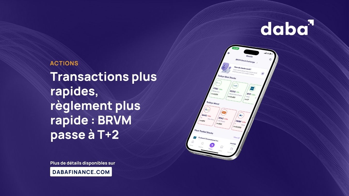 Transactions plus rapides, règlement plus rapide : BRVM passe à T+2